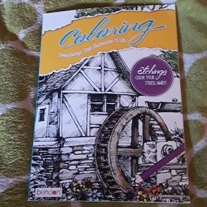 Adult coloring book! Etchings to color New